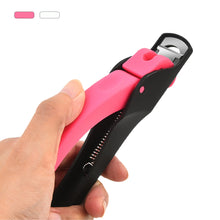 Load image into Gallery viewer, One Line Anti Splash Scissors DIY Nail Stainless Steel Nail Blade Scissors Extended Phototherapy Nail French U-shaped Nail Clipper