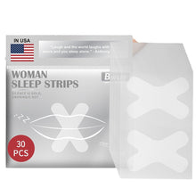 Load image into Gallery viewer, 30pcs/bag Sleep Mouth Strips Anti-snoring Breathing Correction Stickers Physical Improving Mouth Breathing Soft Mouth Strips