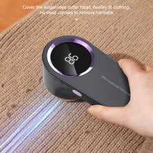 Load image into Gallery viewer, USB Rechargeable Lint Remover for Clothing LED Digital Electric Pellet Fluff Remover Fuzz Fabric Shaver Sweater Dropshipping