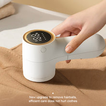 Load image into Gallery viewer, Portable Digital Electric Hair Ball Trimmer for Home Clothing Trimming Multifunctional Rechargeable Hair Ball Trimmer