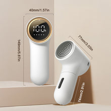 Load image into Gallery viewer, Portable Digital Electric Hair Ball Trimmer for Home Clothing Trimming Multifunctional Rechargeable Hair Ball Trimmer