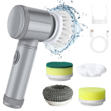 Load image into Gallery viewer, Electric Cleaning Brush Kitchen Bathroom Multifunctional Cleaner Lightweight Portable Electric Shoe Cleaning Brush