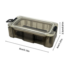 Load image into Gallery viewer, Square Fishing Tool Accessory Storage Box Compact Portable Tool Box Fishing Boat Bait Storage Box Fishing Hook Fake Bait Lure Box