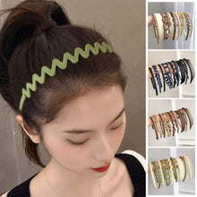 Load image into Gallery viewer, 9pcs/set Simple Versatile Non-slip Headband Multicolor Frosted Hair Hoop Hair Band Headwear Hair Styling Accessories for Women