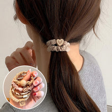 Load image into Gallery viewer, 5pcs/set Simple Mixed Style Hair Tie Highly Elastic Durable Versatile Rubber Band Headwear Hair Accessory for Women
