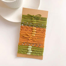 Load image into Gallery viewer, Multicolor Multistyle Hair Tie Set Simple Temperamental Highly Elastic Rubber Band Ponytail Hair Rope Headwear Hair Accessories
