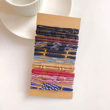 Load image into Gallery viewer, Multicolor Multistyle Hair Tie Set Simple Temperamental Highly Elastic Rubber Band Ponytail Hair Rope Headwear Hair Accessories