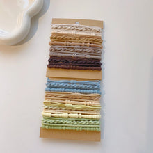 Load image into Gallery viewer, Multicolor Multistyle Hair Tie Set Simple Temperamental Highly Elastic Rubber Band Ponytail Hair Rope Headwear Hair Accessories