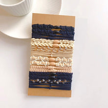 Load image into Gallery viewer, Multicolor Multistyle Hair Tie Set Simple Temperamental Highly Elastic Rubber Band Ponytail Hair Rope Headwear Hair Accessories