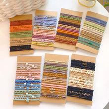 Load image into Gallery viewer, Multicolor Multistyle Hair Tie Set Simple Temperamental Highly Elastic Rubber Band Ponytail Hair Rope Headwear Hair Accessories