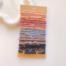 Load image into Gallery viewer, Multicolor Multistyle Hair Tie Set Simple Temperamental Highly Elastic Rubber Band Ponytail Hair Rope Headwear Hair Accessories