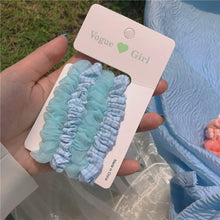 Load image into Gallery viewer, 4pcs/set Sweet Colorful Hair Band Simple Temperamental Hair Tie Highly Elastic Rubber Band Headwear Hair Accessory for Women