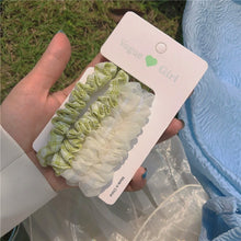 Load image into Gallery viewer, 4pcs/set Sweet Colorful Hair Band Simple Temperamental Hair Tie Highly Elastic Rubber Band Headwear Hair Accessory for Women