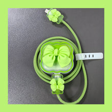 Load image into Gallery viewer, Charger Protector Cable Organiser For iPhone 15 14 11 13 18W 20W Charging Protection Cover Data Cable Management Cord Winder Kit