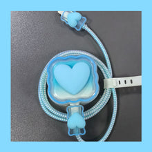 Load image into Gallery viewer, 4 in 1 Love Heart Charger Cable Protector Case For iPhone 15 14 11 16 18w 20w Charging Head Protective Cover Winder Accessories