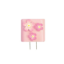 Load image into Gallery viewer, 3D Pink Flower Cable Charger Protector Cover For Iphone 11 15 14 13 Pro Max 18W 20W Charger 2024 New Data Line Protective Sleeve