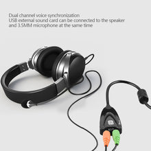 Load image into Gallery viewer, 5HV2 stereo 7.1 channel with cable sound card USB sound card Computer games dedicated external high-end sound card