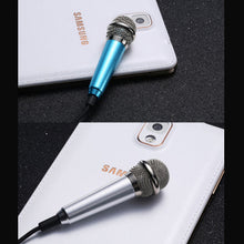 Load image into Gallery viewer, Portable 3.5mm Stereo Studio Mic KTV Karaoke Mini Microphone For Smart Phone Laptop PC Desktop Handheld Audio Microphone