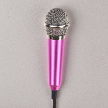 Load image into Gallery viewer, Portable 3.5mm Stereo Studio Mic KTV Karaoke Mini Microphone For Smart Phone Laptop PC Desktop Handheld Audio Microphone