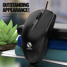 Load image into Gallery viewer, 301 Wired Mouse Office Gaming Desktop Computer Laptop Business Mouse USB Optical Mouse
