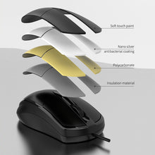 Load image into Gallery viewer, 301 Wired Mouse Office Gaming Desktop Computer Laptop Business Mouse USB Optical Mouse
