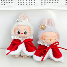 Load image into Gallery viewer, Clothes for 17cm Labubu Fashion Clothes Cape Bibs Cozy Miniature Clothes Doll Mini Fashion Accessories