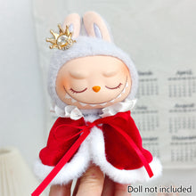 Load image into Gallery viewer, Clothes for 17cm Labubu Fashion Clothes Cape Bibs Cozy Miniature Clothes Doll Mini Fashion Accessories