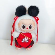 Load image into Gallery viewer, Clothes for 17cm Labubu Fashion Clothes Cape Bibs Cozy Miniature Clothes Doll Mini Fashion Accessories