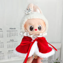 Load image into Gallery viewer, Clothes for 17cm Labubu Fashion Clothes Cape Bibs Cozy Miniature Clothes Doll Mini Fashion Accessories