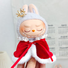 Load image into Gallery viewer, Clothes for 17cm Labubu Fashion Clothes Cape Bibs Cozy Miniature Clothes Doll Mini Fashion Accessories