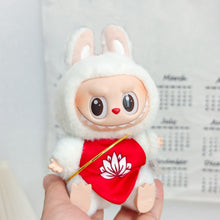 Load image into Gallery viewer, Clothes for 17cm Labubu Fashion Clothes Cape Bibs Cozy Miniature Clothes Doll Mini Fashion Accessories