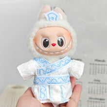 Load image into Gallery viewer, Miniature Hanfu Ancient Style Set for 17cm Labubu Dolls Cute DIY Doll Clothes Fashion Accessories Lovely Outfit Gifts for Girls Friends