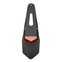 Load image into Gallery viewer, Universal Motorcycle Rear Fender License Plate Holder With LED Tail Light Brake Lamp For Enduro Motocross Dirt Bike Accessories