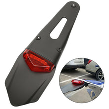 Load image into Gallery viewer, Universal Motorcycle Rear Fender License Plate Holder With LED Tail Light Brake Lamp For Enduro Motocross Dirt Bike Accessories