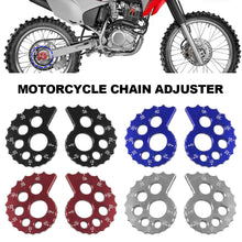Load image into Gallery viewer, 2Pcs Motorcycle Parts Motorcycle Chain Adjuster Regulator CNC For CRF230F 230L CRM250 XLR250R XR230R 250L 650R 650L 400R Accessories