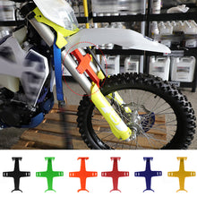 Load image into Gallery viewer, Motocross Glossy Finish Brace Fork Support Explosion-proof Transportation Protector Guard Motorcycle Block Enduro Seal Savers Accessaries