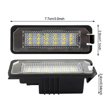 Load image into Gallery viewer, Car Rear License Number Plate Light SMD LED Lamp CANbus For VW Passat B6 CC Eos Golf 4 5 6 7 MK7 Polo Superb Seat Leon Altea