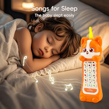 Load image into Gallery viewer, Baby Phone Toy Music Sound Telephone Sleeping Toys With Teether Simulation Phone Kids Infant Early Educational Toy Kids Gifts