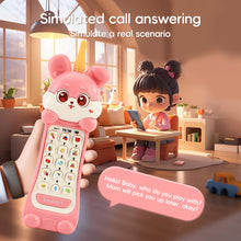 Load image into Gallery viewer, Baby Phone Toy Music Sound Telephone Sleeping Toys With Teether Simulation Phone Kids Infant Early Educational Toy Kids Gifts