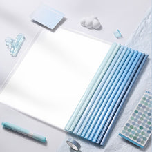 Load image into Gallery viewer, Large Capacity A4 File Folder Document Thicken Draw Rod Waterproof File Bag Office Supplies Storage Test Paper Sorting Simple Classification Stationery