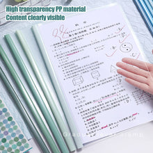 Load image into Gallery viewer, Large Capacity A4 File Folder Document Thicken Draw Rod Waterproof File Bag Office Supplies Storage Test Paper Sorting Simple Classification Stationery
