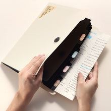 Load image into Gallery viewer, 8 Layers A4 File Folder Storage Test Paper Desktop Tool Organ Bag Office Business School Student Supplies Sorting Stationery