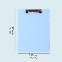 Load image into Gallery viewer, A4 Plastic File Box Folder Storage Multi-Purpose Desktop Test Paper Organizer Document Board Folder Storage Box Writing Board Office