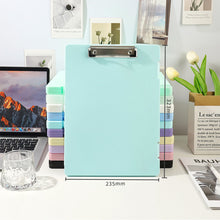 Load image into Gallery viewer, A4 Plastic File Box Folder Storage Multi-Purpose Desktop Test Paper Organizer Document Board Folder Storage Box Writing Board Office