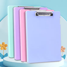 Load image into Gallery viewer, A4 Plastic File Box Folder Storage Multi-Purpose Desktop Test Paper Organizer Document Board Folder Storage Box Writing Board Office