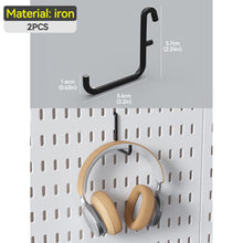 Load image into Gallery viewer, Punch-Free DIY Wall Hole Hang Pegboard Board Panels Storage Splicable Rack Wall Organizer Shelves For Kitchen Dormitory Room Home Decoration