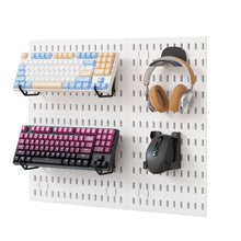 Load image into Gallery viewer, Punch-Free DIY Wall Hole Hang Pegboard Board Panels Storage Splicable Rack Wall Organizer Shelves For Kitchen Dormitory Room Home Decoration