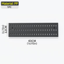 Load image into Gallery viewer, Punch-Free DIY Wall Hole Hang Pegboard Board Panels Storage Splicable Rack Wall Organizer Shelves For Kitchen Dormitory Room Home Decoration