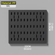 Load image into Gallery viewer, Punch-Free DIY Wall Hole Hang Pegboard Board Panels Storage Splicable Rack Wall Organizer Shelves For Kitchen Dormitory Room Home Decoration