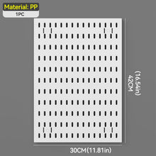 Load image into Gallery viewer, Punch-Free DIY Wall Hole Hang Pegboard Board Panels Storage Splicable Rack Wall Organizer Shelves For Kitchen Dormitory Room Home Decoration